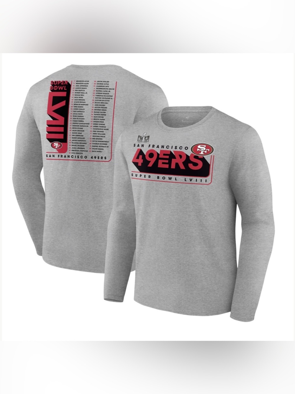 San Francisco 49ers Men’s Long Sleeve